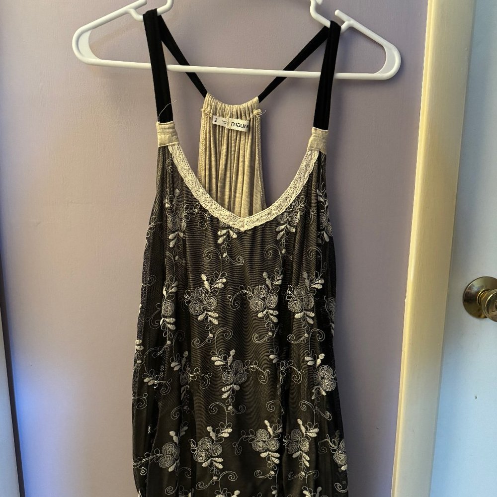 Lace racerback top